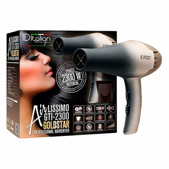 ITALIAN DESIGN GTI 2300 Gold Star Hair Dryer