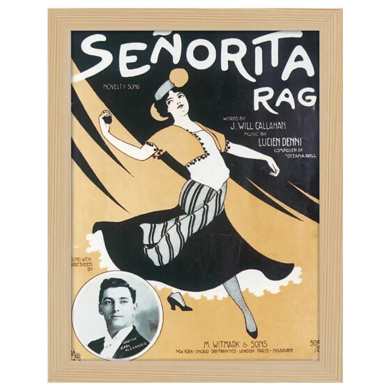 Bilderrahmen Poster Señorita Rag