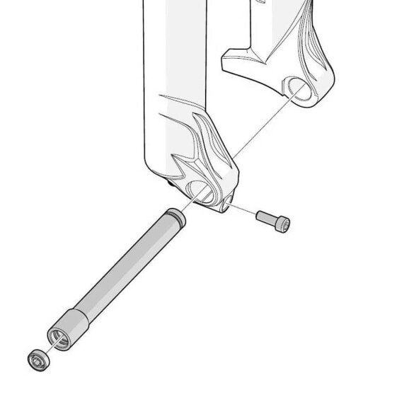 Запасная ось передняя SPECIALIZED Ohlins RXF-36 с болтами 5 мм Hex Head