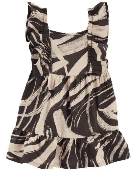 Baby Zebra Print Dress Made With LENZING™ ECOVERO™ NB