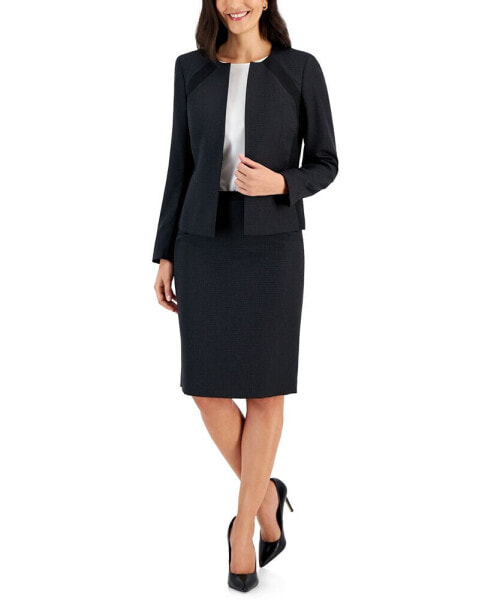 Костюм Le Suit Houndstooth Pencil Skirt Suit