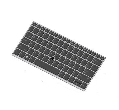 HP L15500-041 - Keyboard - German - Keyboard backlit - HP - EliteBook 830 G5