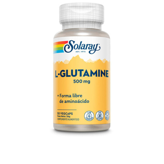Аминокислоты Solaray L Glutamine 500 мг 50 капсул