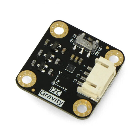 Gravity - LIS2DW12 - 3-axis accelerometer ±2g/±4g/±8g/±16g - I2C - DFRobot SEN0409