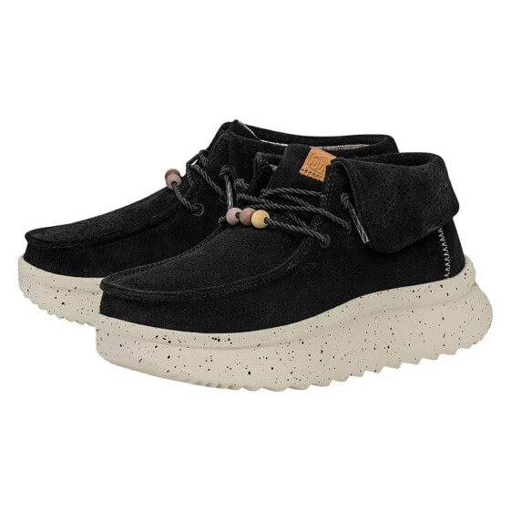 HEY DUDE Wendy Peak Fold Suede Shoes