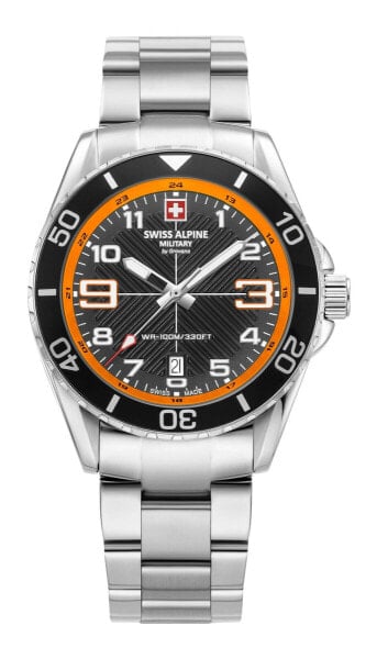 Часы водонепроницаемые Swiss Alpine Military Herren Taucheruhr Raptor 7029.1139