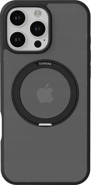 Torras Etui Torras Ostand Pro dla iPhone 16 ProMax (Czarne)