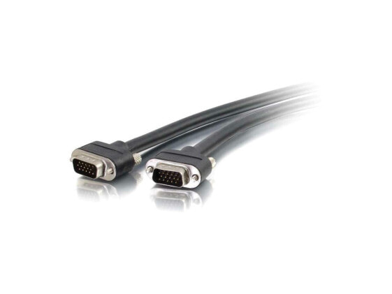 C2G 50212 VGA Cable - Select VGA Video Cable M/M, In-Wall CMG-Rated, Black (6 Fe