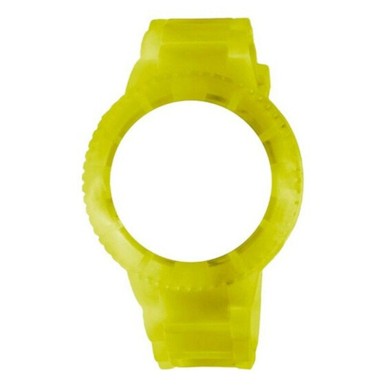 Ремешок для часов Watx & Colors COWA1043 - Жёлтый силиконовый фирменный футляр 43 мм - Пряжка