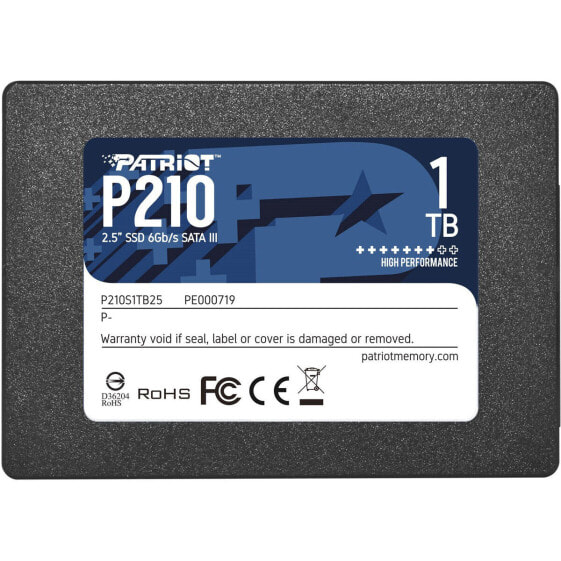 Жесткий диск Patriot Memory P210 1 TB HDD 1 TB SSD