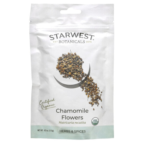 Organic Chamomile Flowers, 0.63 oz (17.9 g)