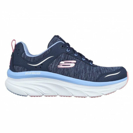Женские спортивные кроссовки Skechers D'Lux Walker Cool Тёмно Синий