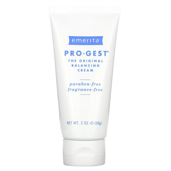 Pro-Gest, The Original Balancing Cream, Fragrance Free, 2 oz (56 g)