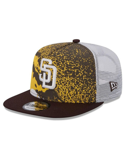 Men's Brown San Diego Padres Court Sport 9Fifty Snapback Hat