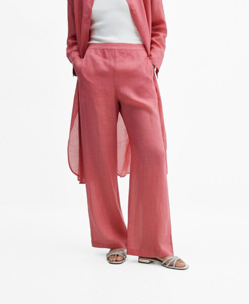 Women's High-Rise Wideleg Trousers