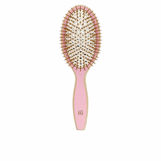 Щетка для распутывания волос Ilū Bamboom Большой Розовый Овальный