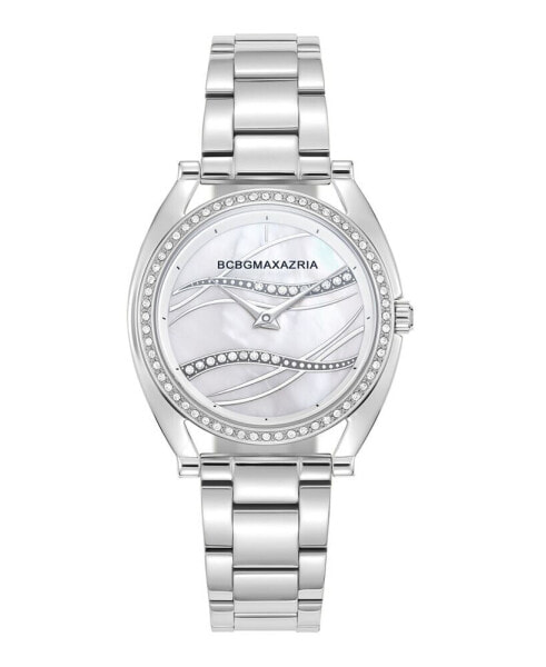 Women's Dress Silver-Tone Stainless Steel Bracelet Watch 33.8mm