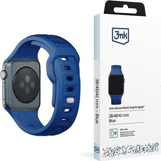 3MK 38/40/41 mm Blue - 3mk Silicone Watch Strap for Apple