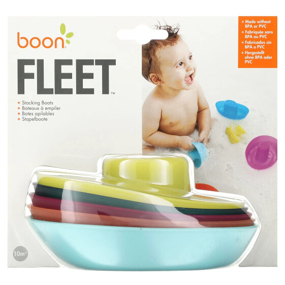 Fleet, Stacking Boats, 10 Months+, 5 Stackable Boats