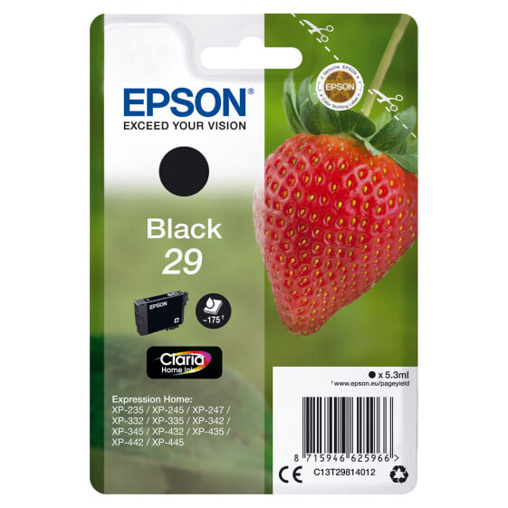 Картридж с оригинальными чернилами Epson 29 K Чёрный