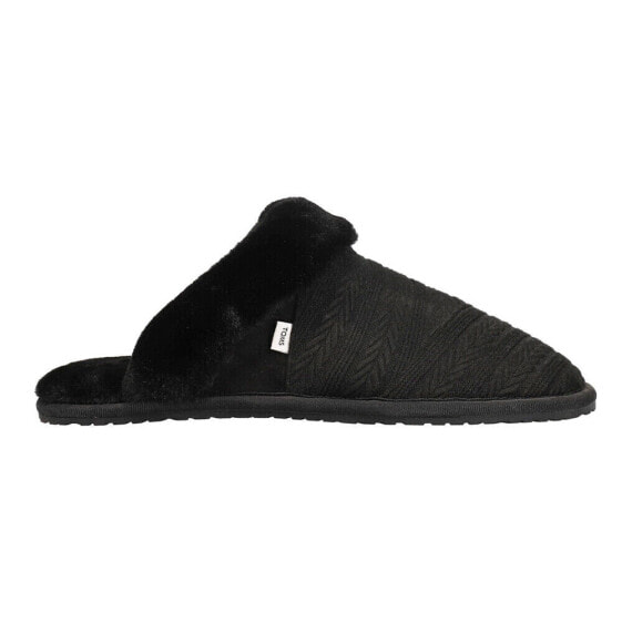 TOMS Valerie Womens Black Casual Slippers 10018691T