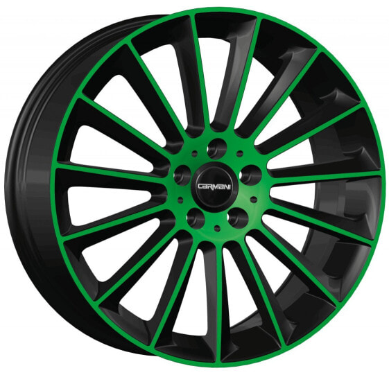 Колесный диск литой Carmani 17 Fritz neon green polish 9x19 ET45 - LK5/112 ML66.6