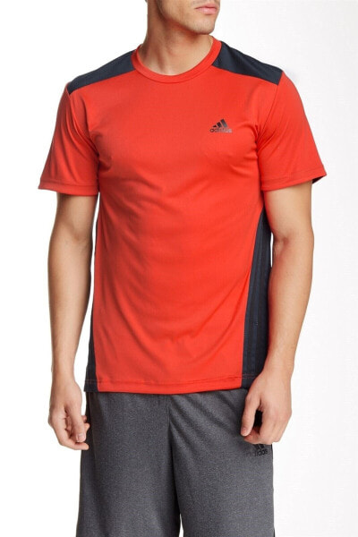 Adidas Originals Red Men's Climacool Short Sleeve Tee 141999 Sz L $32