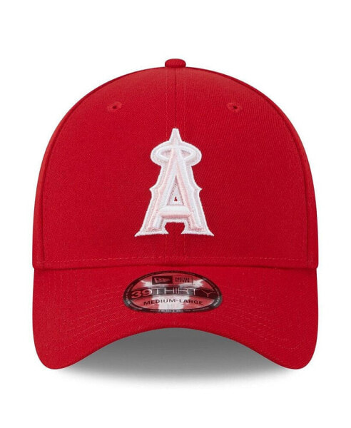 Men's Red Los Angeles Angels 2024 Mother's Day 39THIRTY Flex Hat