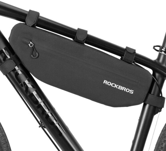 Rockbros Bicycle Bag Frame Waterproof Triangle Bag Approx. 3 Litres Black