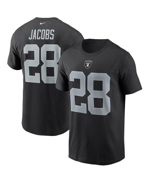 Las Vegas Raiders Men's Pride Name and Number Wordmark T-Shirt Josh Jacobs