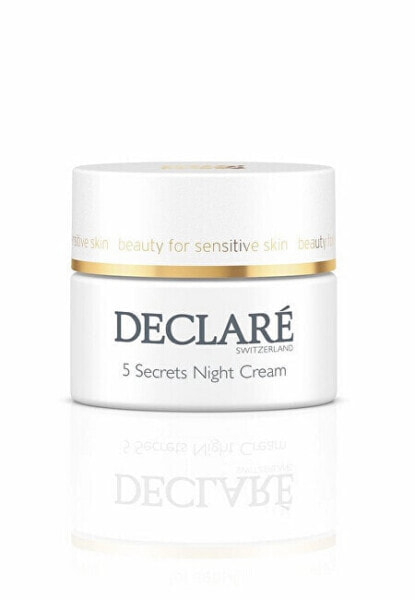 Noční regenerační krém Stress Balance (5 Secrets Night Cream) 50 ml