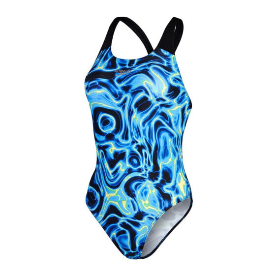 SPEEDO Allover Digital Powerback Swimsuit