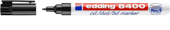 EDDING 8400, Black, Bullet tip, Black,Red,White, 0.5 mm, 1 mm, Water-based ink