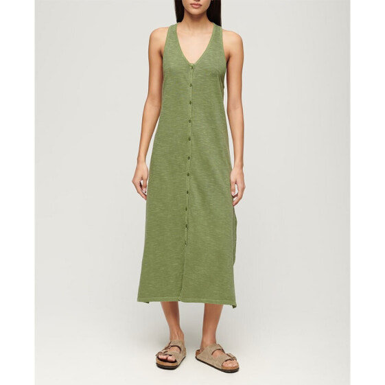 SUPERDRY Beach Sleeveless Midi Dress