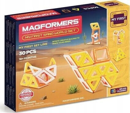 Конструктор магнитный MAGFORMERS First Sand 30 элементов