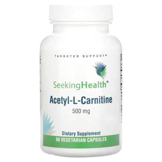 Аминокислоты Seeking Health Acetyl-L-Carnitine, 500 мг, 90 вегетарианских капсул