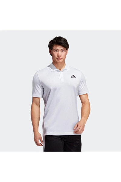Designed To Move 3 S Erkek Beyaz Polo Tişört (GL0484)