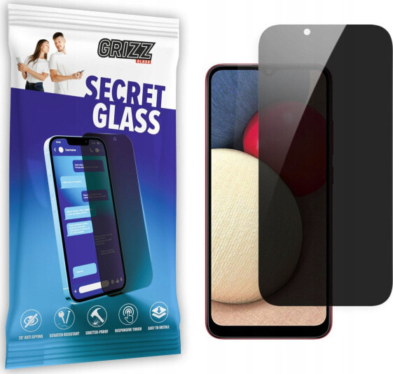 GrizzGlass Szkło prywatyzujące GrizzGlass SecretGlass Samsung Galaxy A02s