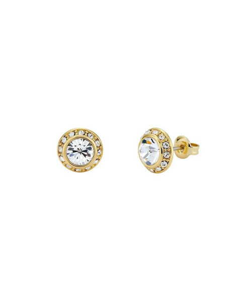 SOLETIA: Solitaire Sparkle Crystal Stud Earrings