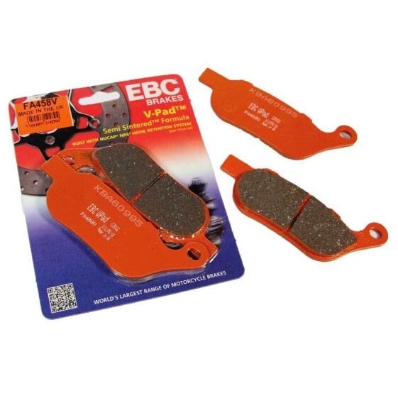 Тормозные накладки EBC FA-V Series FA261V Sintered Brake Pads - комплектующие для мотоциклов - Vee Полуметаллические Тормозные Накладки