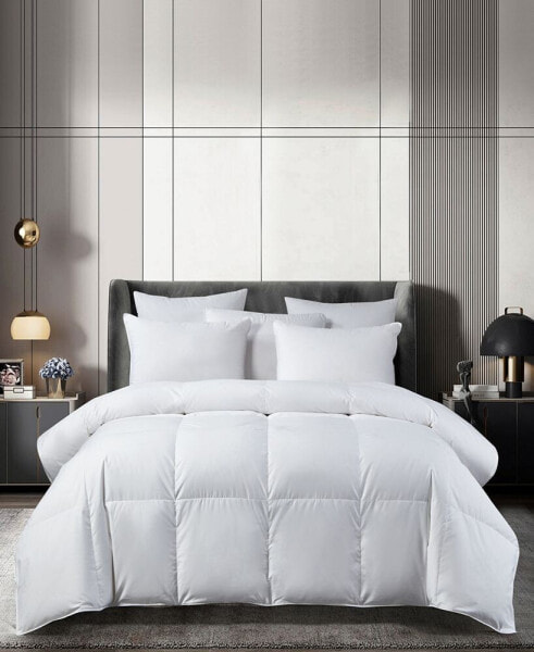 FreshLOFT White Down & Feather 300 Thread Count Sateen Comforter, King