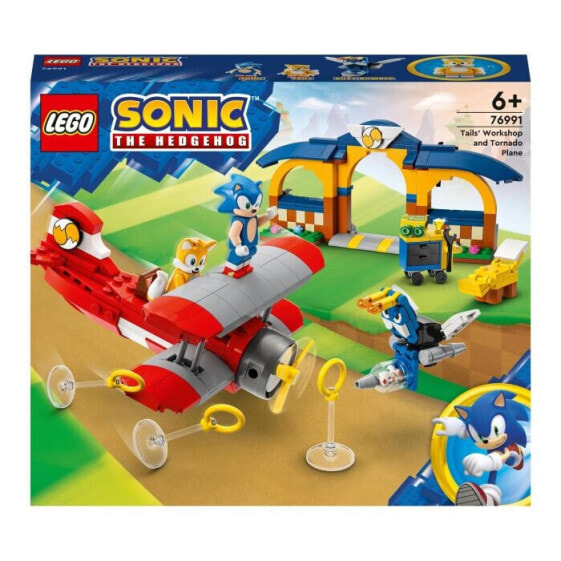 Конструктор пластиковый Lego Sonic the Hedgehog Tails Tornadoflieger mit Werkstatt (76991)