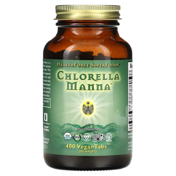 Chlorella Manna, 400 VeganTabs