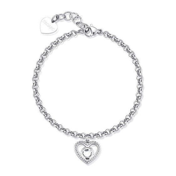 Romantic Steel Heart Bracelet Lucky Light SKT41