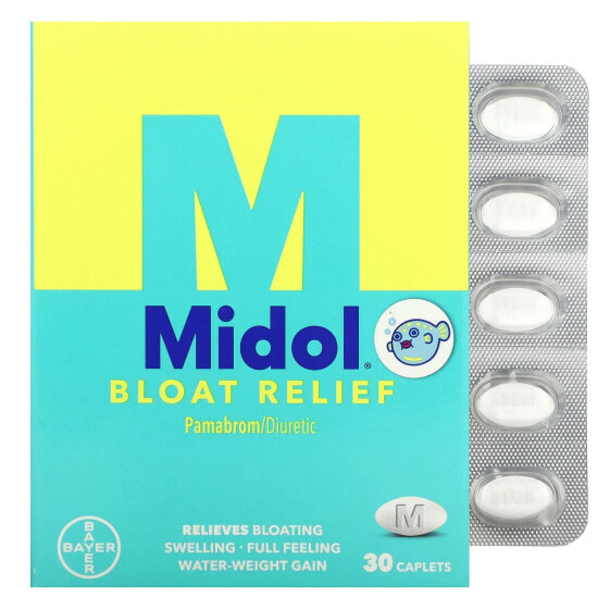 Препарат для облегчения вздутия Midol, 30 таблеток