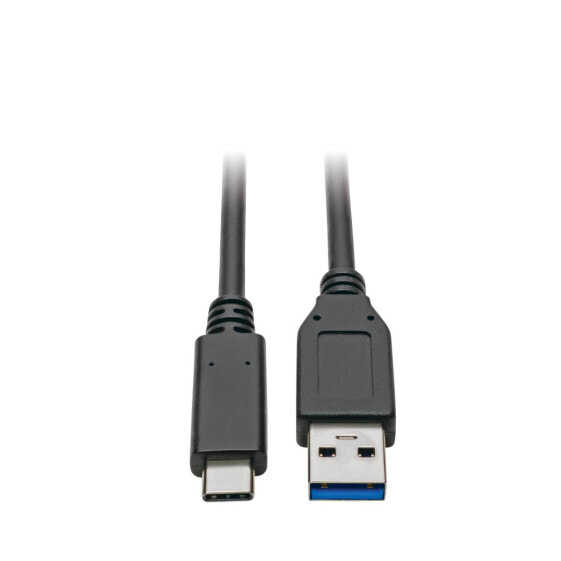 Tripp U428-C03-G2 USB-C to USB-A Cable (M/M) - USB 3.2 Gen 2 (10 Gbps) - USB-IF Certified - Thunderbolt 3 Compatible - 3 ft. (0.91 m) - 0.9 m - USB A - USB C - USB 3.2 Gen 2 (3.1 Gen 2) - 10000 Mbit/s - Black