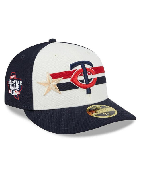 Men's Cream/Navy Minnesota Twins 2024 MLB All-Star Game Workout Low Profile 59FIFTY Hat