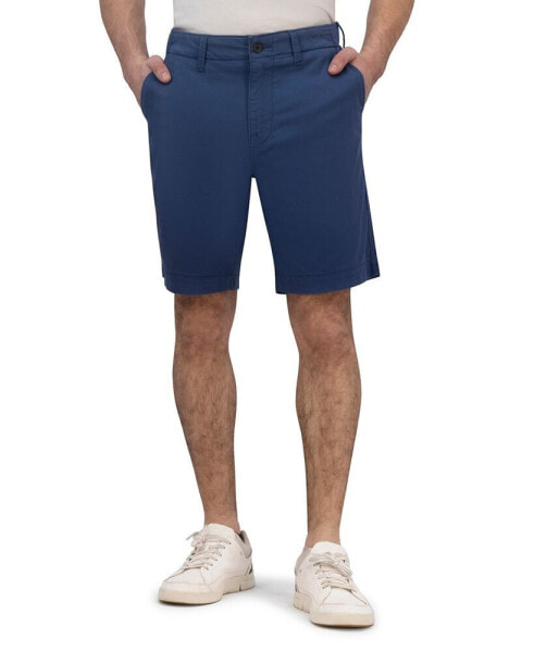 Men's 9" Stretch Twill Flat Front Shorts