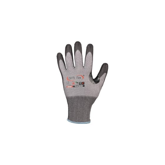 Optiflex Schnittschutzhandschuhe TUCSON Größe 10 grau/schwarz EN388/EN420 PSA-Kategorie II , VE: 6 Paar