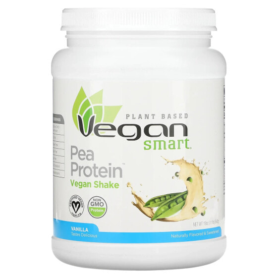 Pea Protein Vegan Shake, Vanilla, 1.1 lb (540 g)